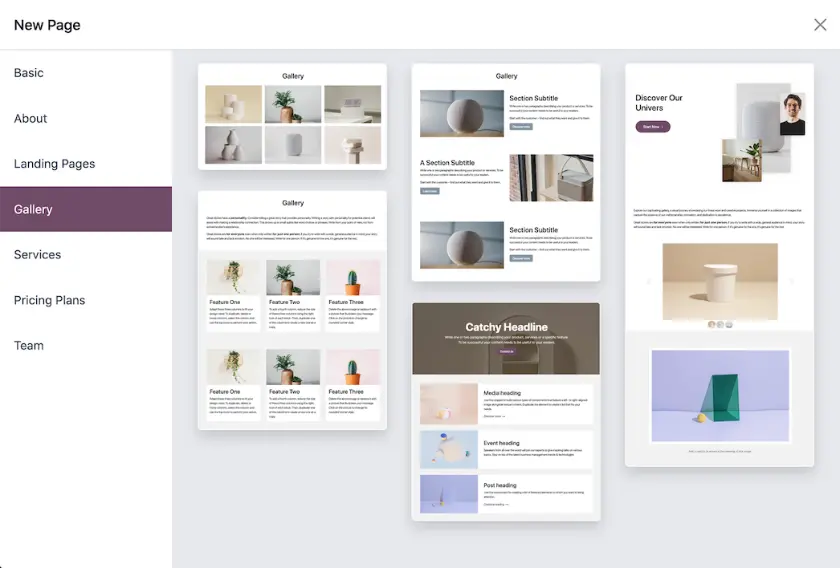 Website Configurator Preview