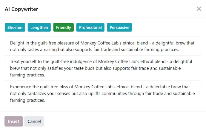 AI Copywriting Tool